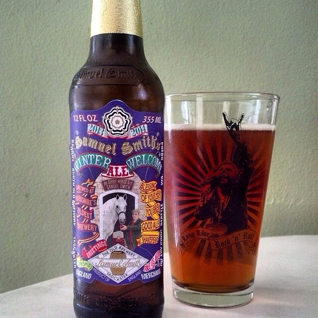 Samuel Smith Winter Welcome Ale vía @adejesus80 en Instagram