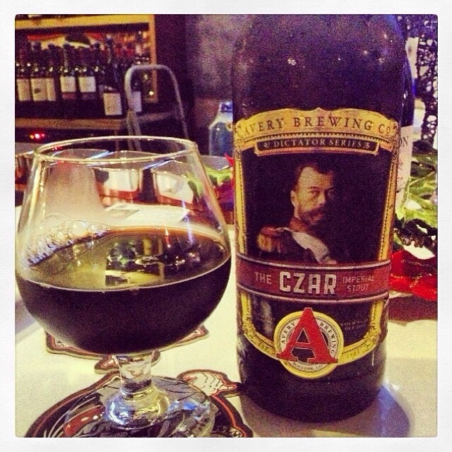 Czar Imperial Stout de Avery vía @thecraftbeergal en Instagram