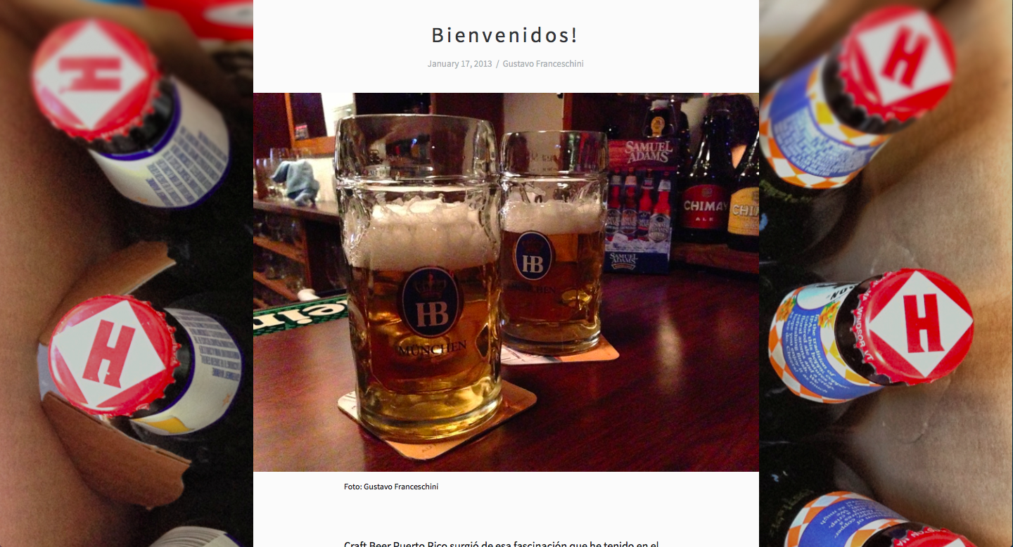 Primer artículo de CraftBeerPuertoRico.com