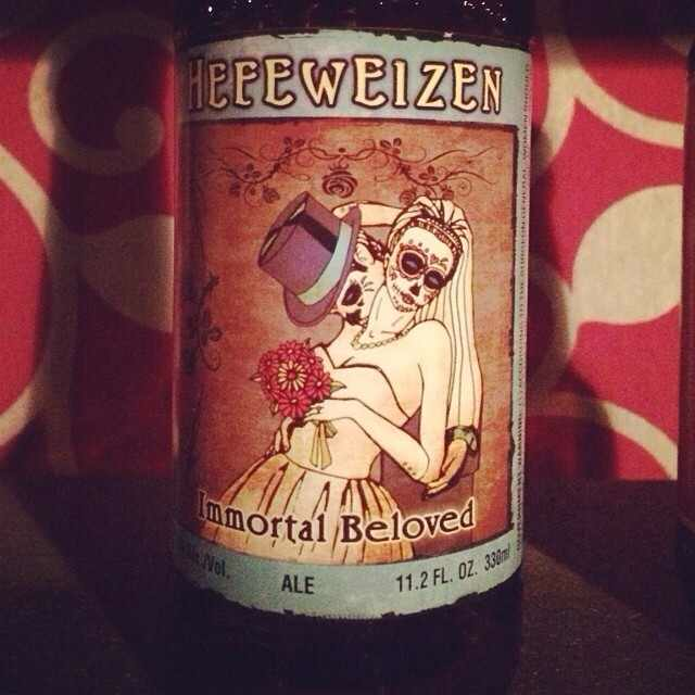 Día de los Muertos Immortal Beloved - Hefeweizen vía @msdedo en Instagram