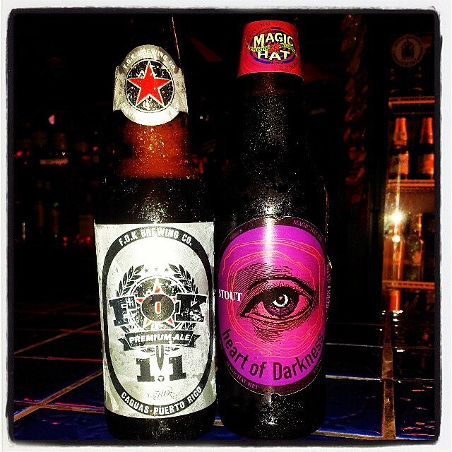 FOK Ale y Magic Hat Heart of Darkness Stout vía @celi_celi en instagram