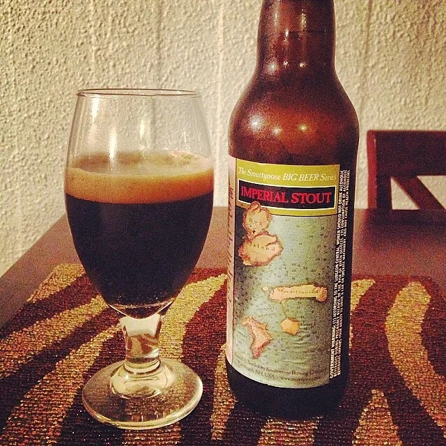 Smuttynose Imperial Stout vía @dehumanizer en Instagram