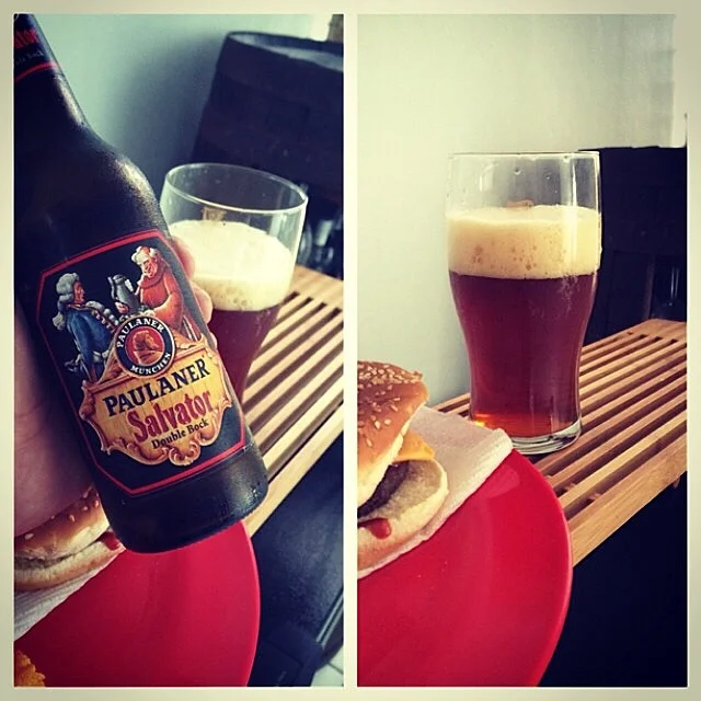Paulaner Salvator Double Bock vía @rafaeluzzi en Instagram