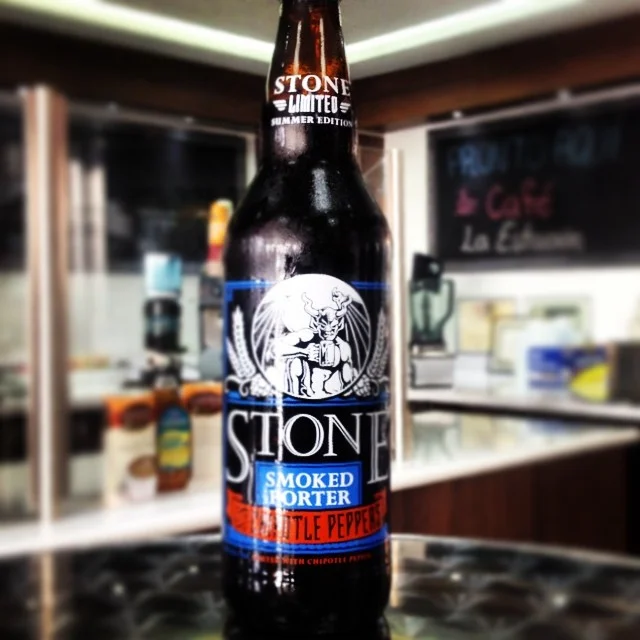 Stone Smoked Porter with Chipotle Peppers vía @shell65infanteria en Instagram