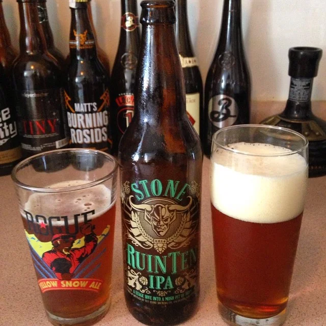 Stone RuinTen IPA vía @dehumanizer en Instagram