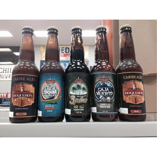 Line-up de Boquerón Brewing en Mayagüez vía Rey Antonio Quiles en Facebook