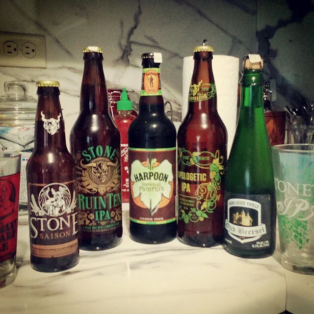 Selección de cervezas vía @juanybt en Instagram