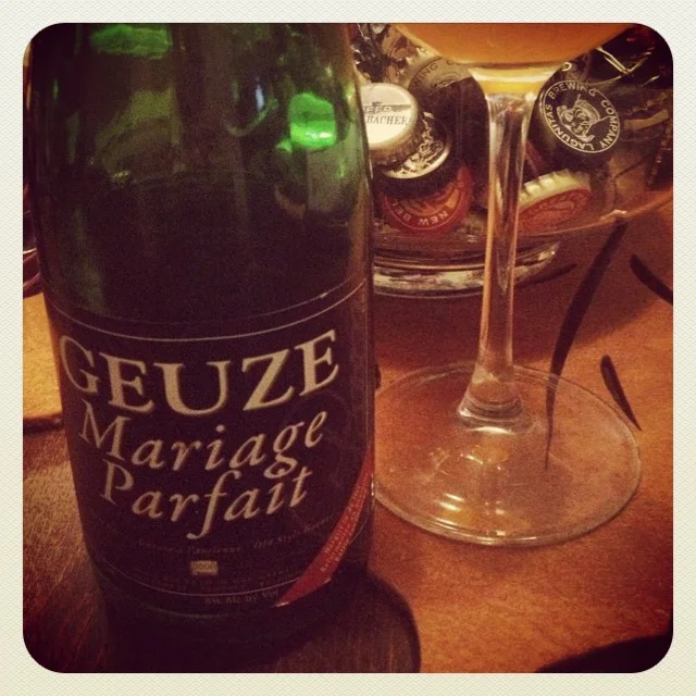 Geuze Mariage Parfait de Boon Brewery vía @thecraftbeergal en Instagram