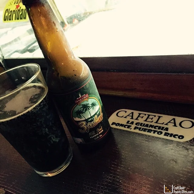 3 Palmas Milk Stout de Boquerón Brewing