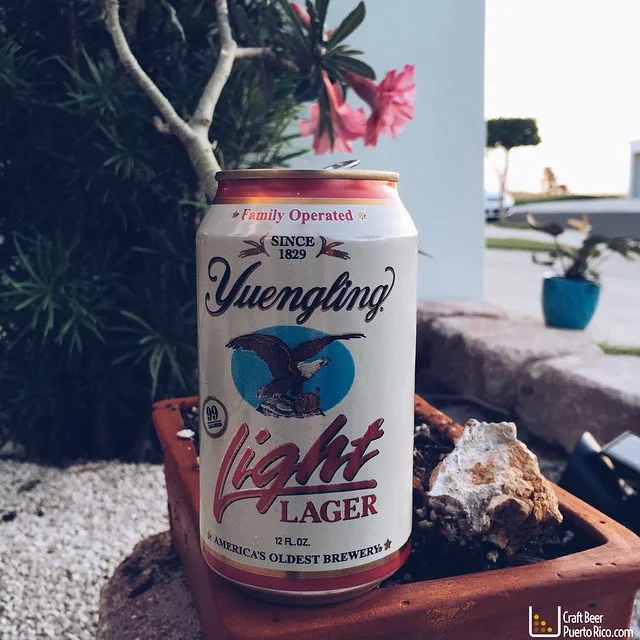 Yuengling Light Lager vía @manuhola en Instagram