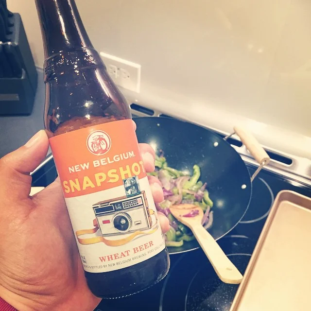 New Belgium Snapshot Wheat Beer vía @izqrdo en Instagram