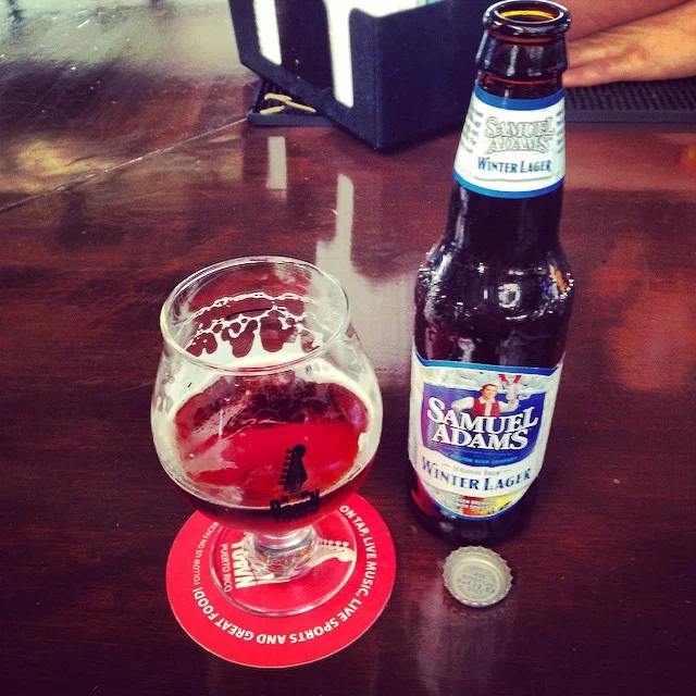 Samuel Adams Winter Lager vía @conce11 en Instagram
