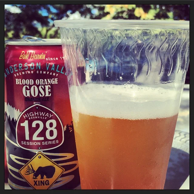 Anderson Valley Blood Orange Gose vía @thecraftbeergal en Instagram