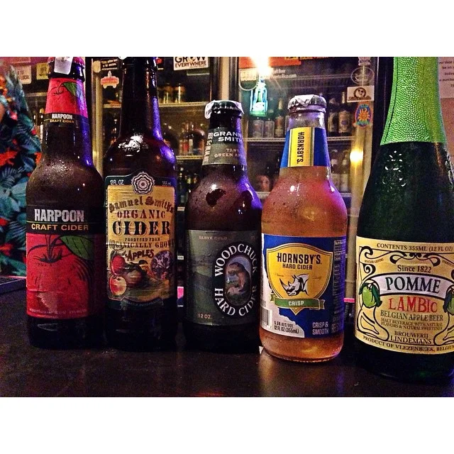 Variedad de cidras y Lambic vía @henryjberrios en Instagram