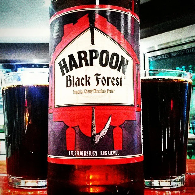 Harpoon Black Forest Imperial Cherry Chocolate Porter vía @valdorm en Instagram
