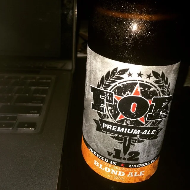 FOK Blonde Ale vía @abdielopr11 en Instagram