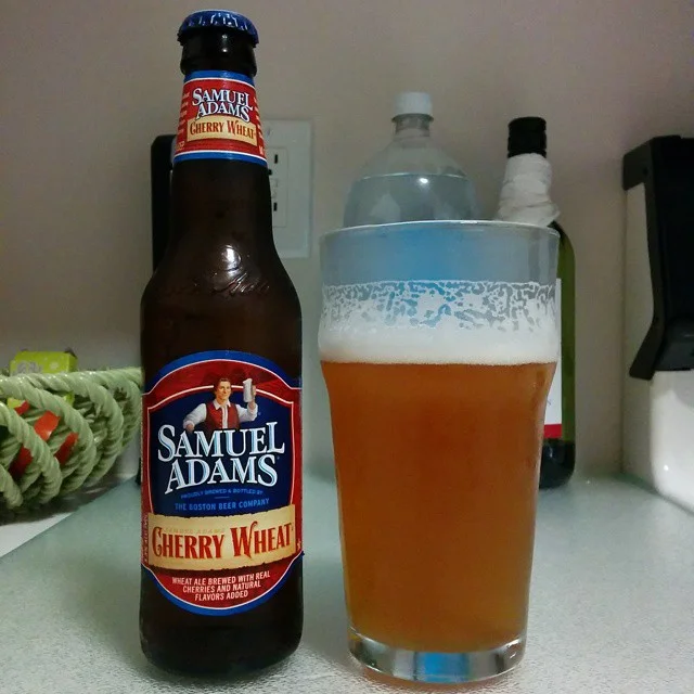 Samuel Adams Cherry Wheat vía @ramonjdejesus en Instagram