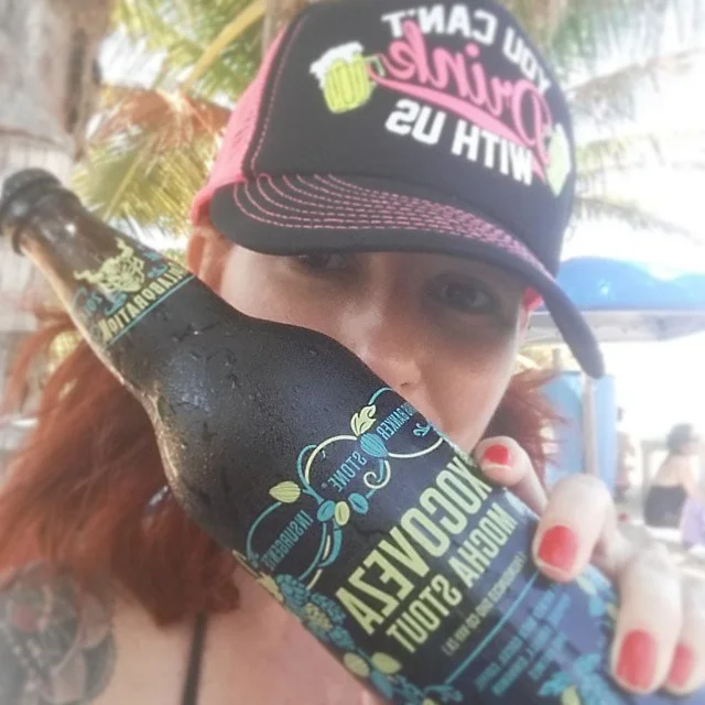 Stone Xocoveza Mocha Stout vía @mitchellecintron en Instagram