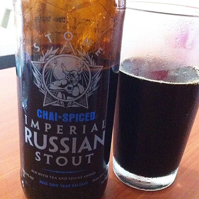 Chai-spiced Imperial Russian Stout vía @apaman8 en Instagram