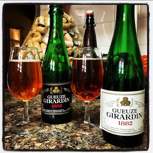Girardin Gueuze Black and White label vía @thecraftbeergal en Instagram