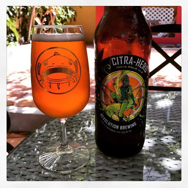 Citra Hero American IPA de Revolution vía @thecraftbeergal en Instagram