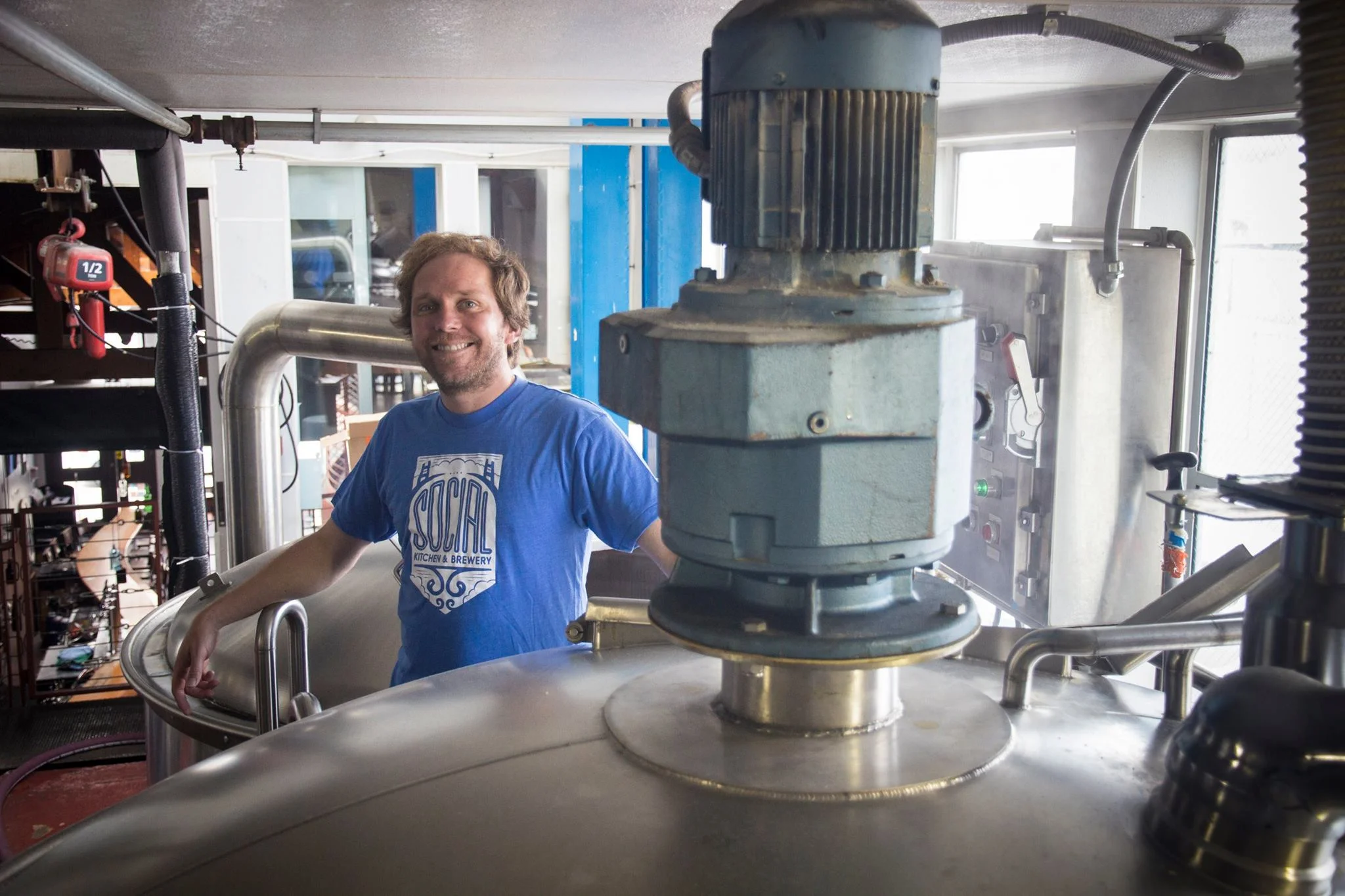 Kim Sturdavant, cervecero de Social Kitchen & Brewery - Foto: Social Kitchen & Brewery