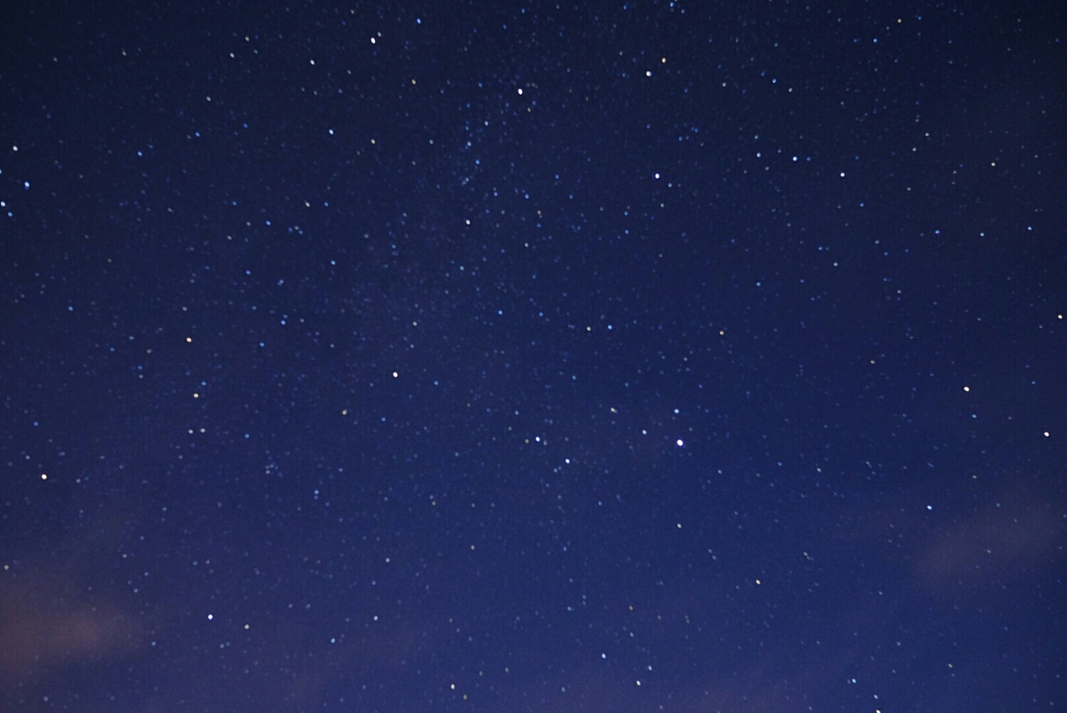 With only the moon as our light,the stars had an opportunity touching brilliantly. They reminded us of how small we are.