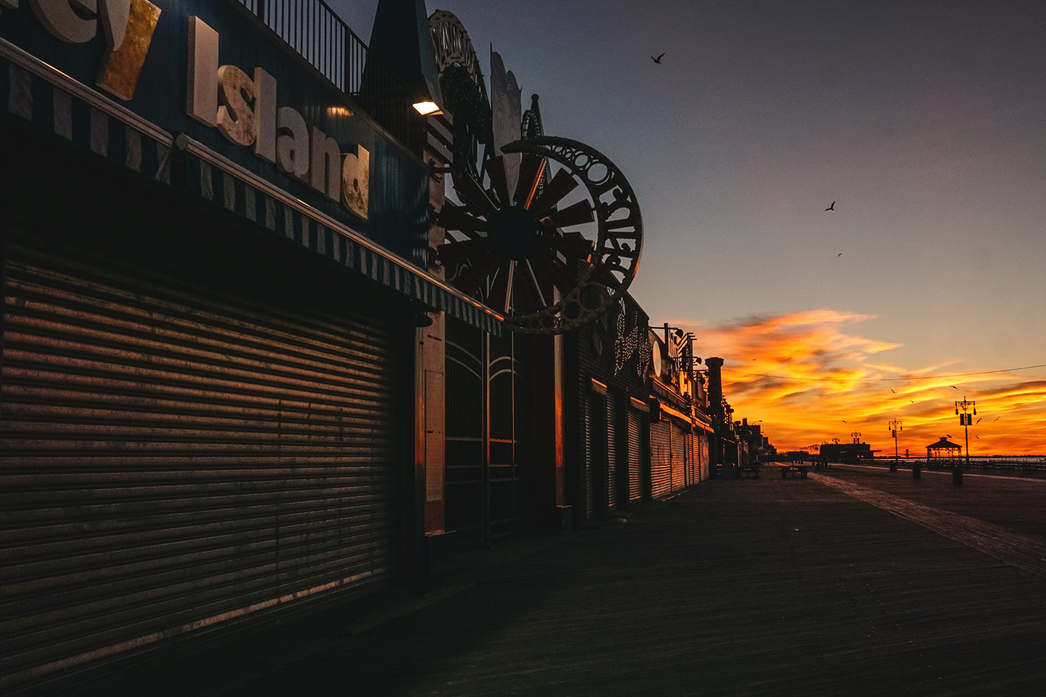The empty Boardwalk