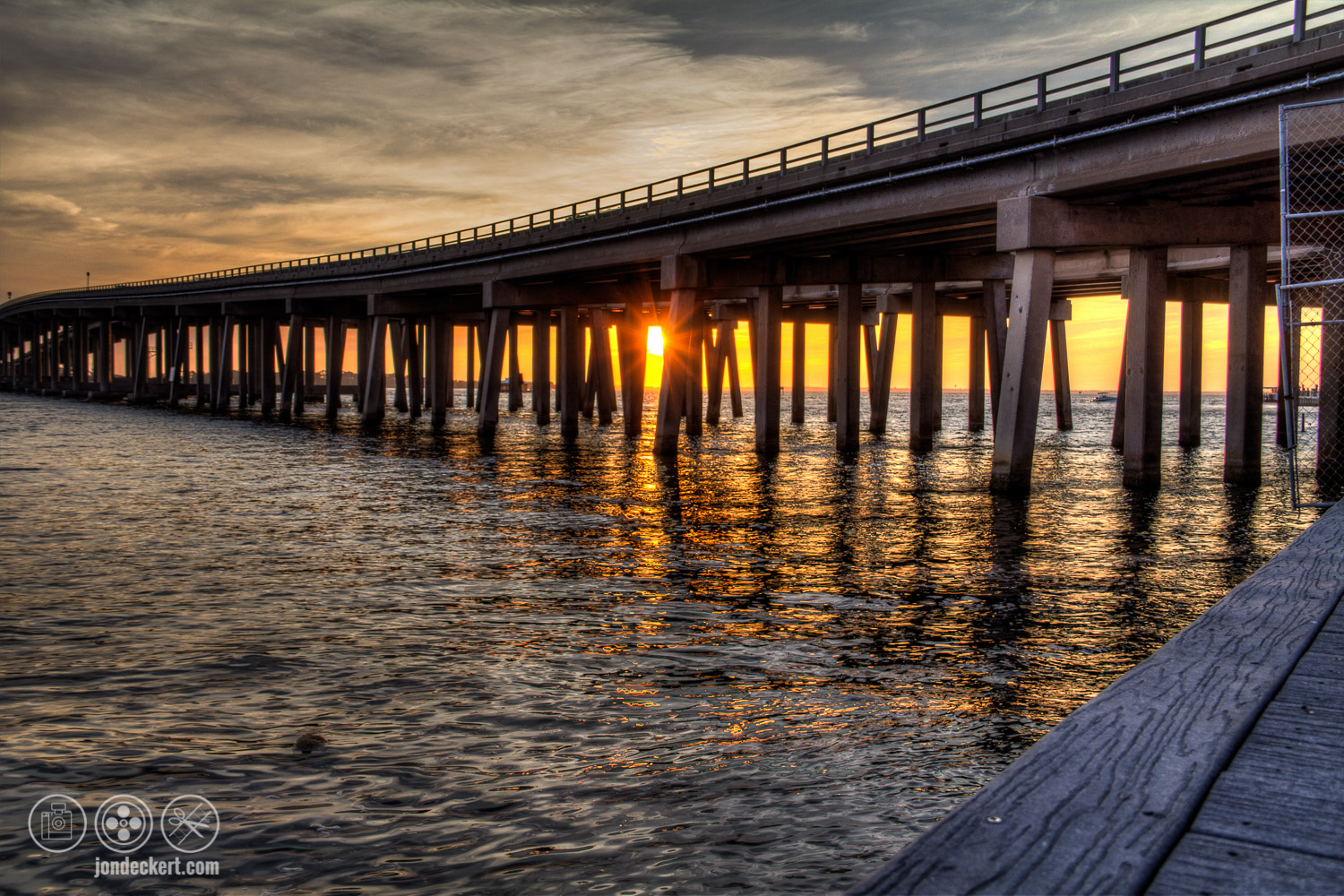 Sunset of the Destin Bridge, Destin Florida