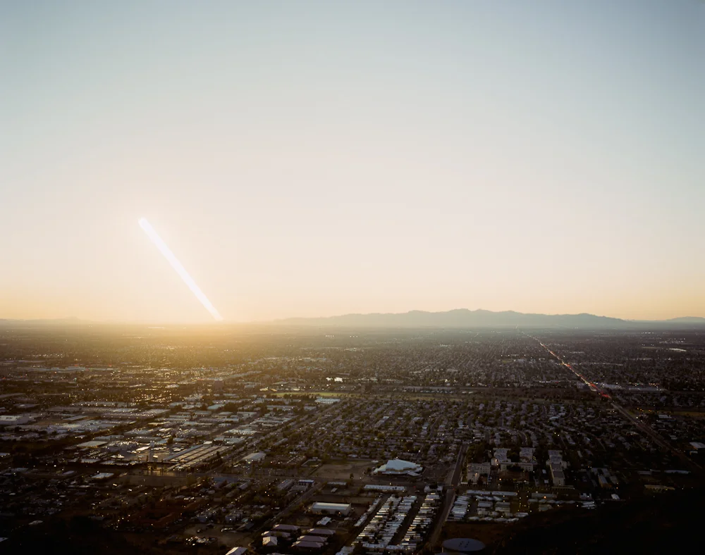 Forty-Two Minutes of Day and Forty-Two Minutes of Night From Shaw Butte, Phoenix, Arizona, 2010