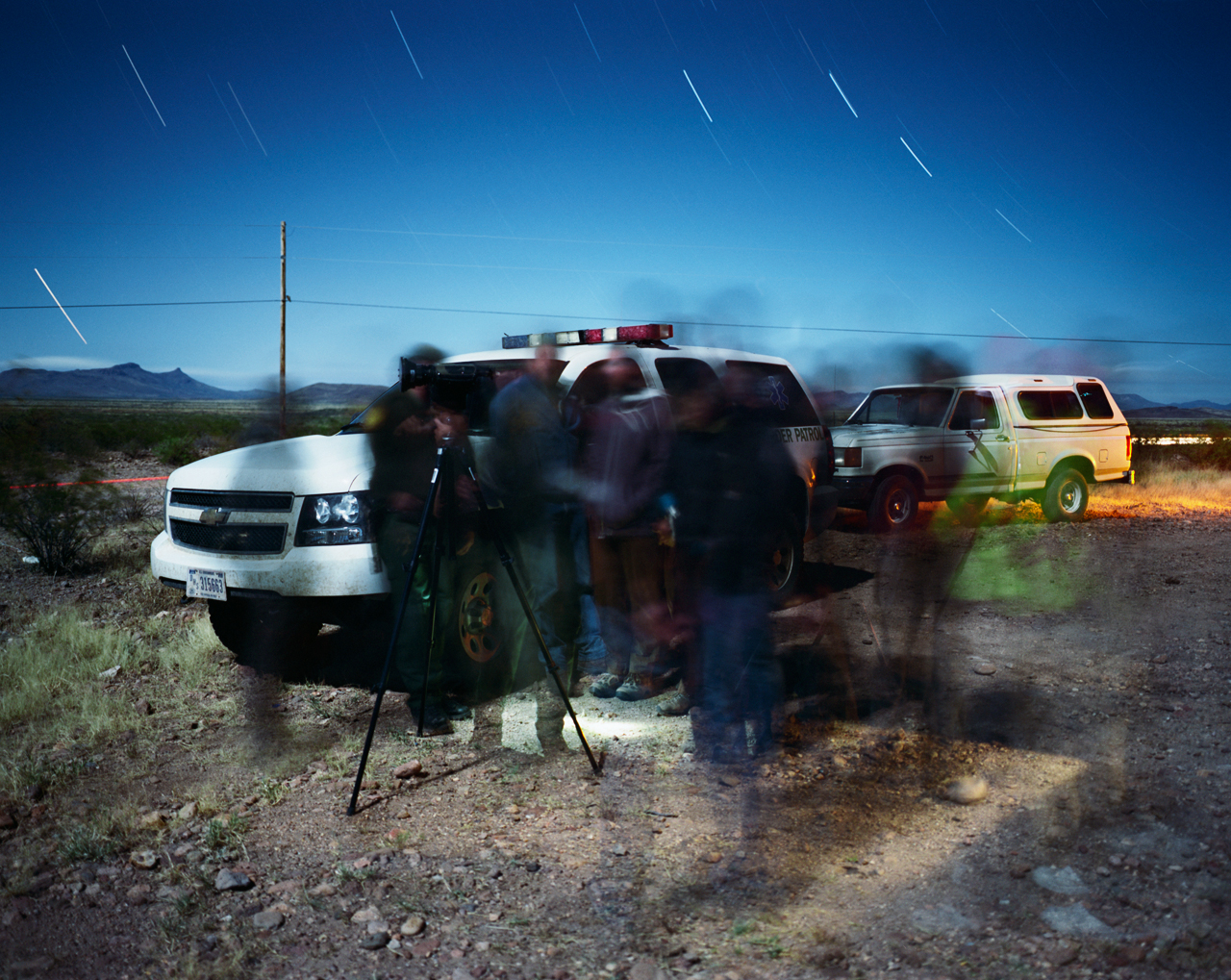 Night Operations, Border Patrol, Lordsburg Sector, Near Douglas, Arizona
