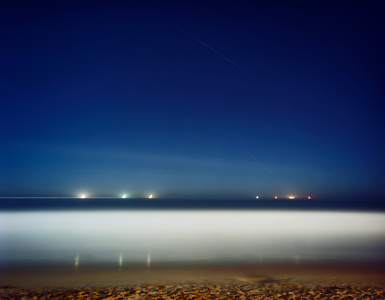 Seven Oil Platforms Off The Pacific Coast, Sixty Minutes, Carpintera, California