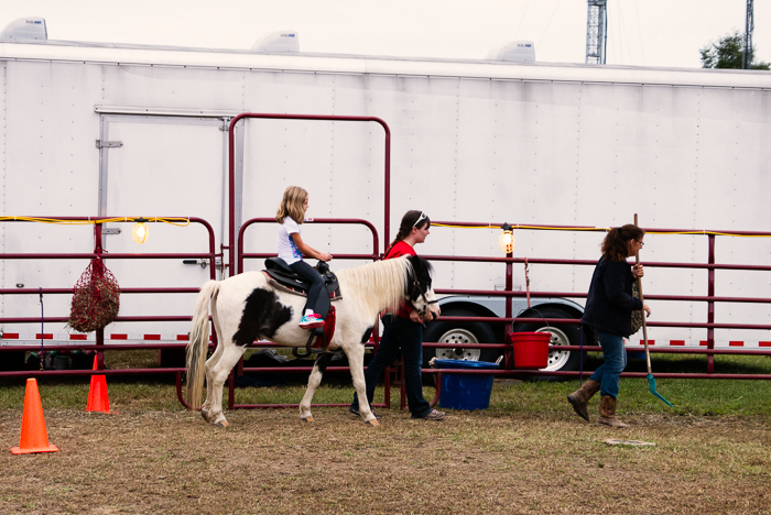 Beatrix went on a pony ride.
