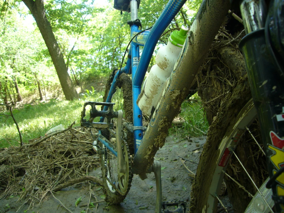 muddy bike