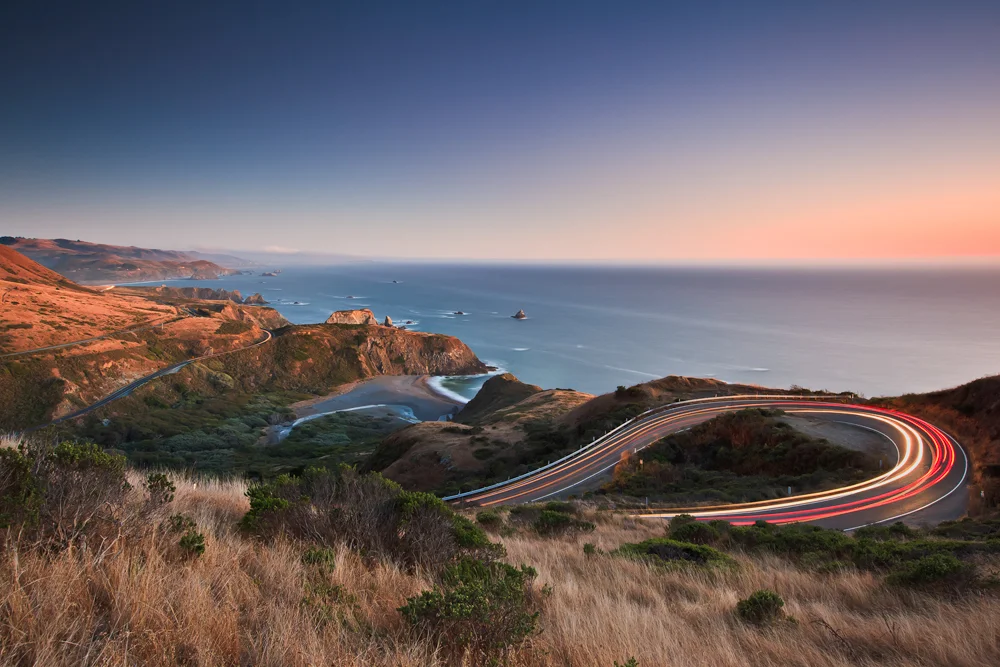 Landscape photograph: Coastal Curve