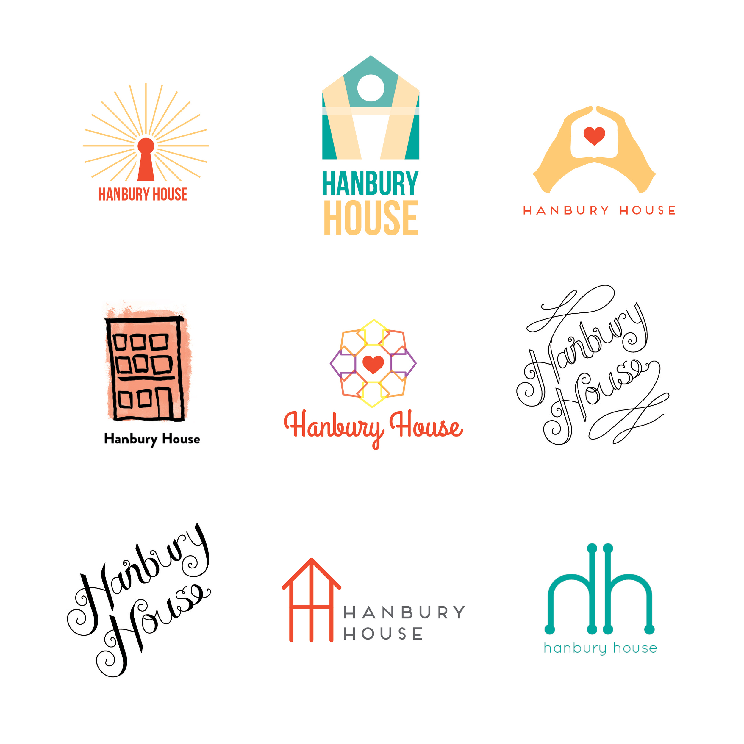 Hanbury House Logo Concepts