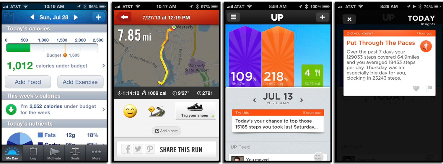 A number of iPhone apps helped me achieve my health goals.
