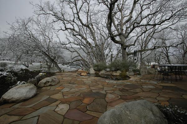 stone patio
