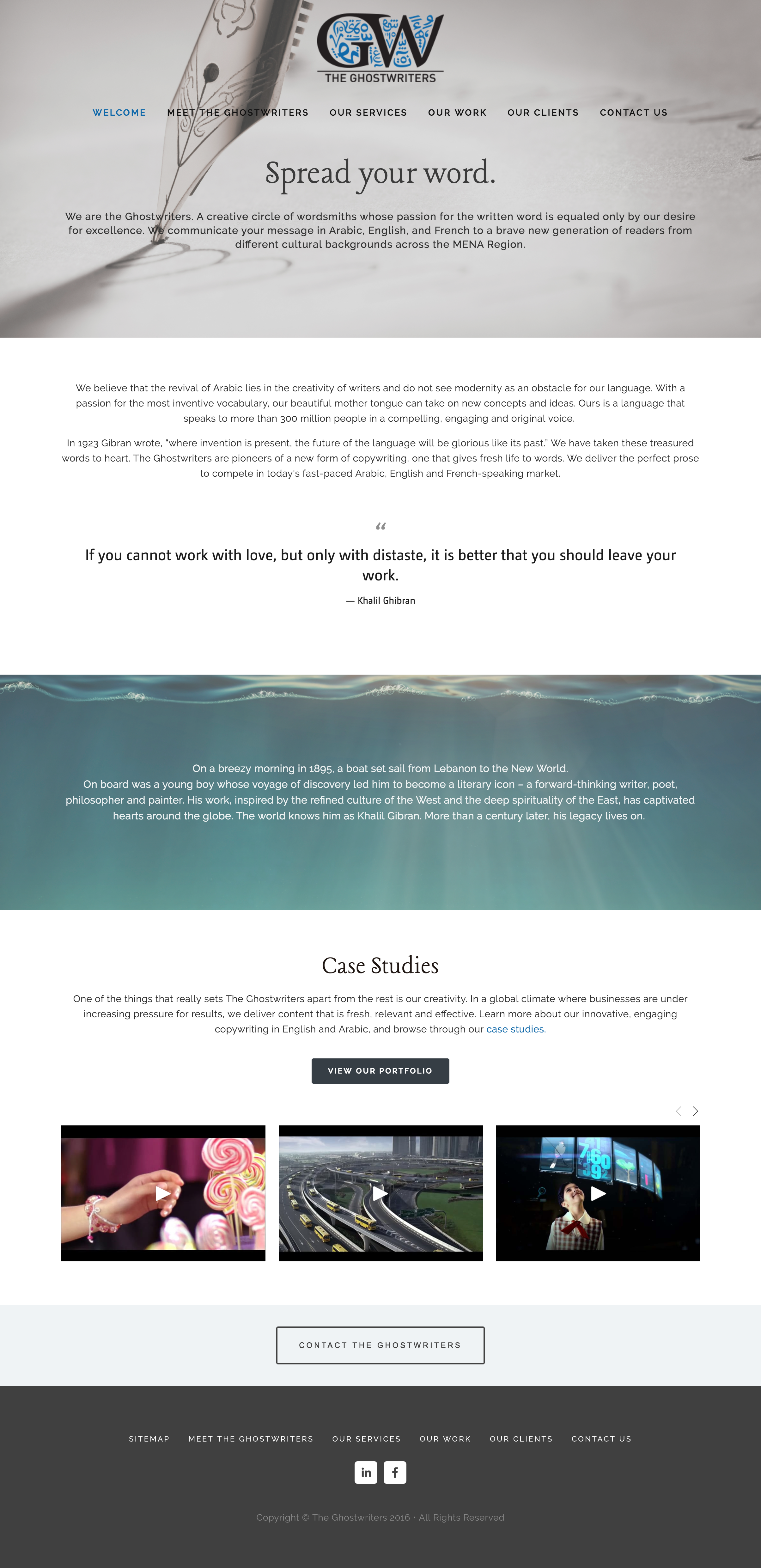 The Ghostwriters | TheGhostwriters.me