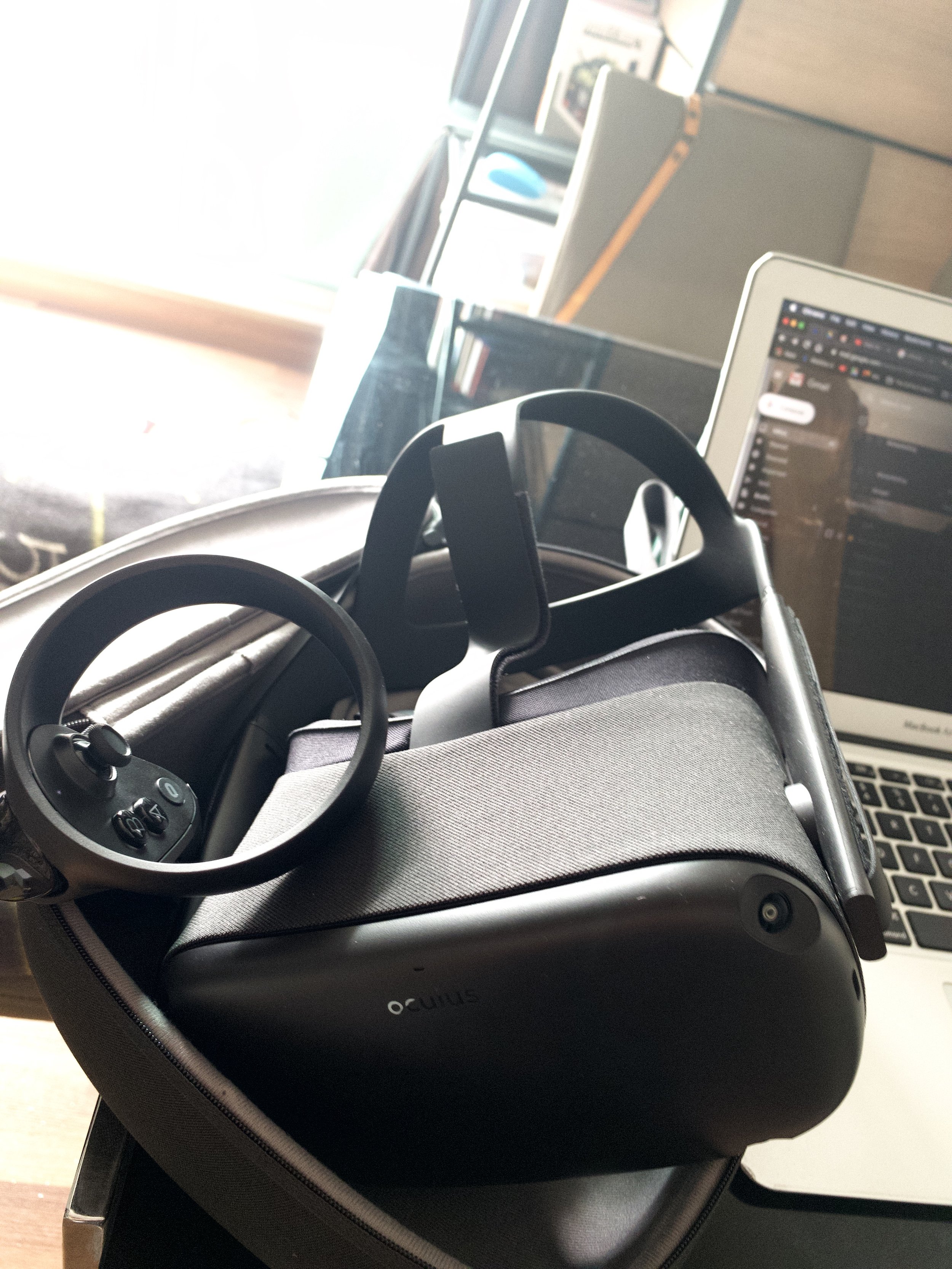 Oculus Quest: well built but limited for whole class use versus dual use Android phones.