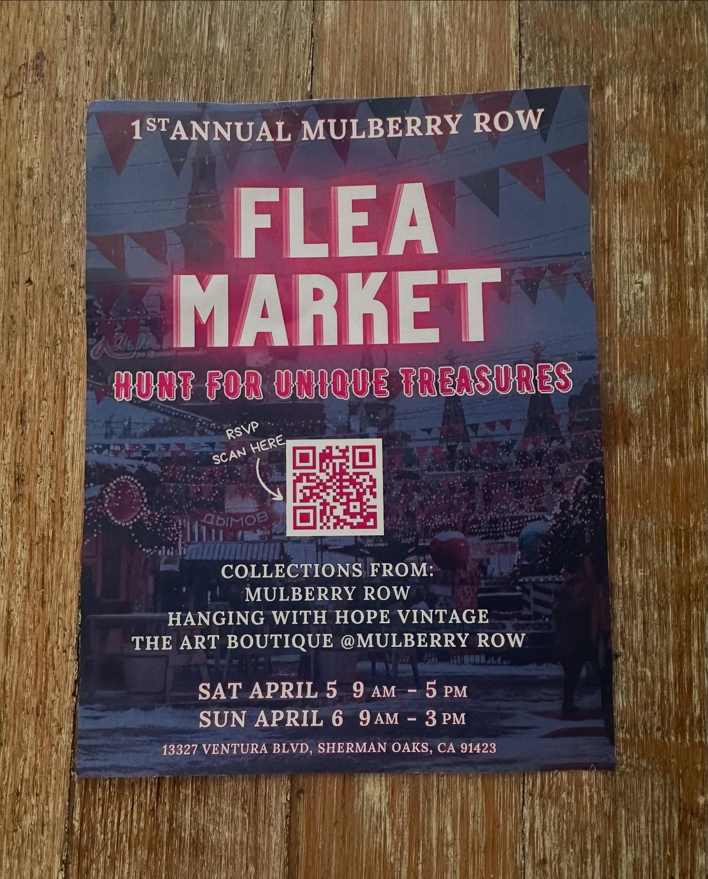 It&rsquo;s happening!!! Our Flea Market is this weekend.  Come by and hunt for unique treasures from collections of @mulberryrow @hangingwithhopevintage and @theartboutique_mulberryrow 

SAT April 5th 9am-5pm
SUN April 6th 9am-3pm

#fleamarket #vinta