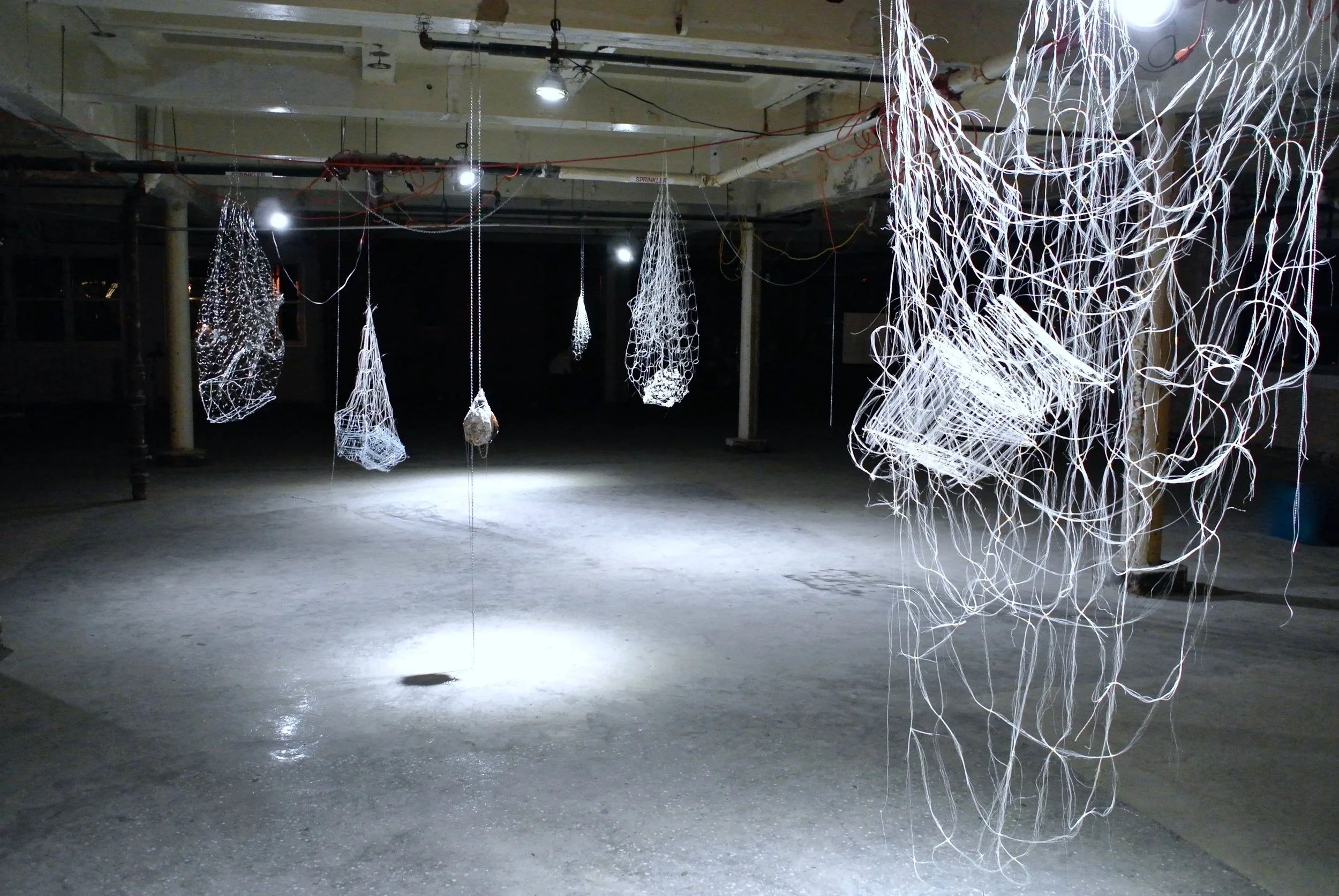 Snare Trap installation at Re: Art Show , Brooklyn, NY January 2017