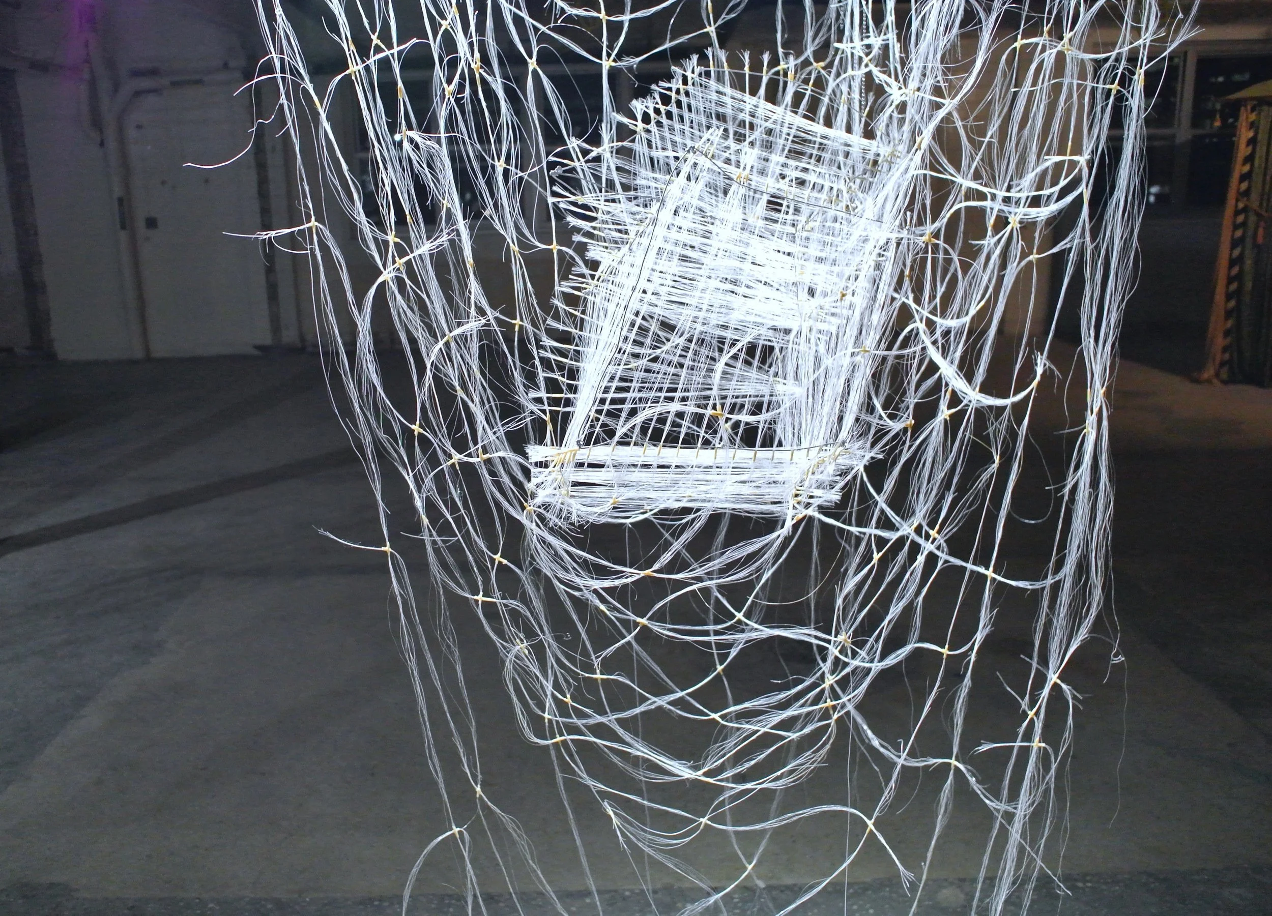 Snare Trap installation at Re: Art Show , Brooklyn, NY January 2017