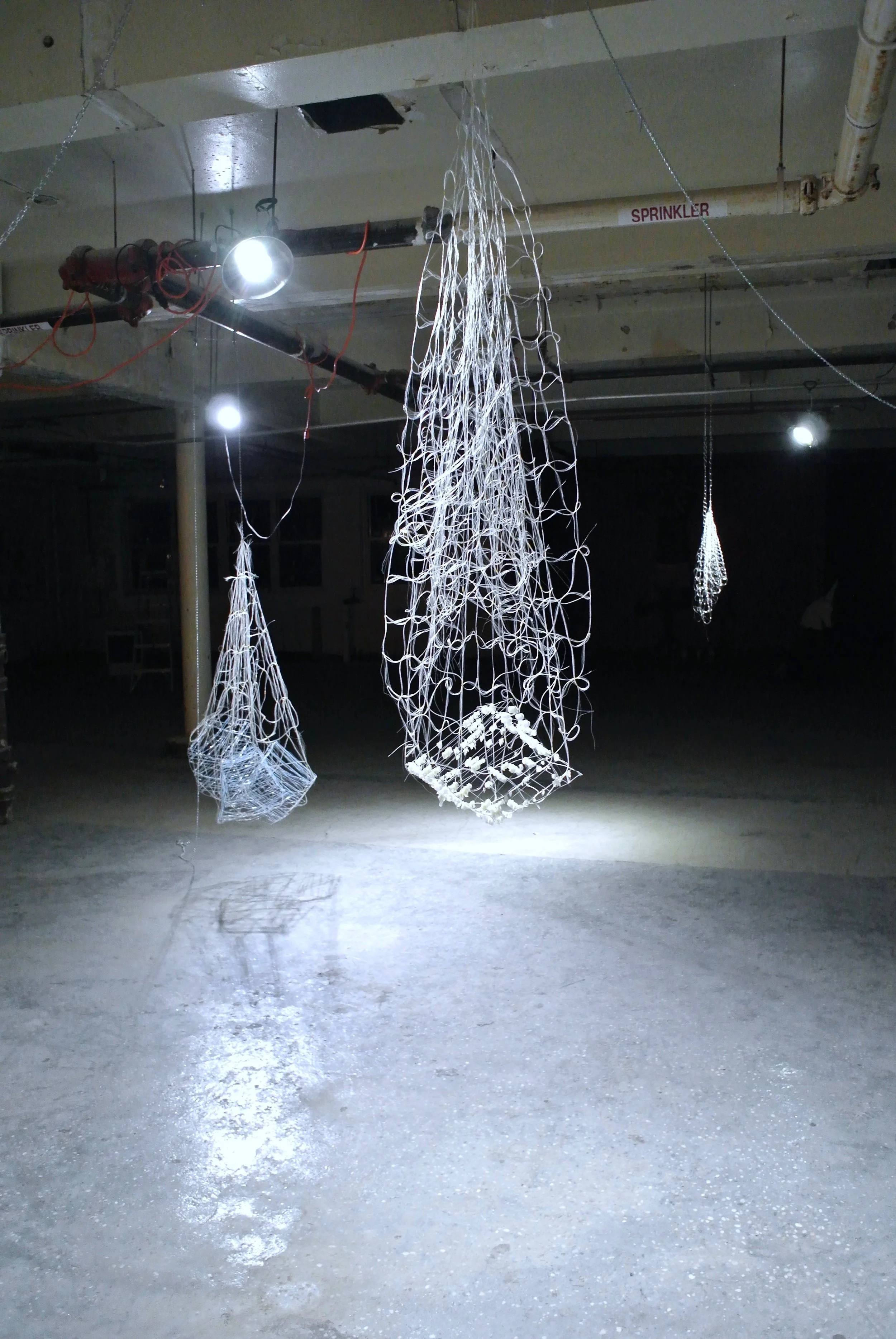 Snare Trap installation at Re: Art Show , Brooklyn, NY January 2017
