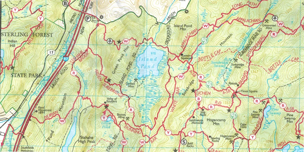 section of interest in map 119