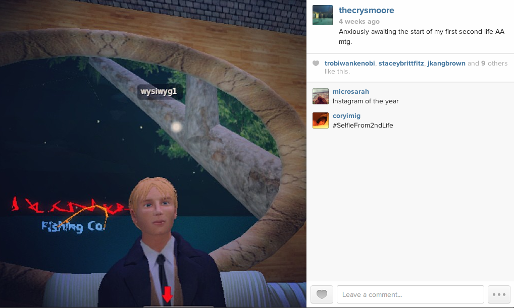 Instagram of my SL avatar  