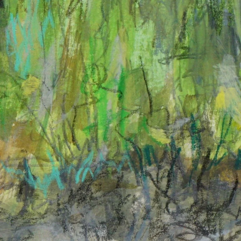 Spry Lake Road - Oliphant (Detail). Mixed Media on paper