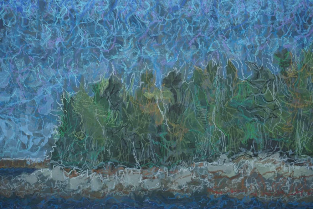 Awenda Provincial Park. Mixed Media on paper