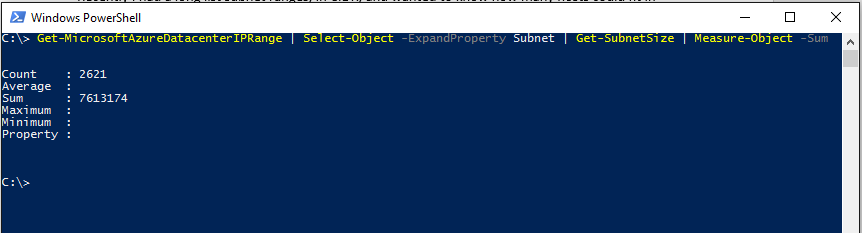 How Big Is That Subnet?