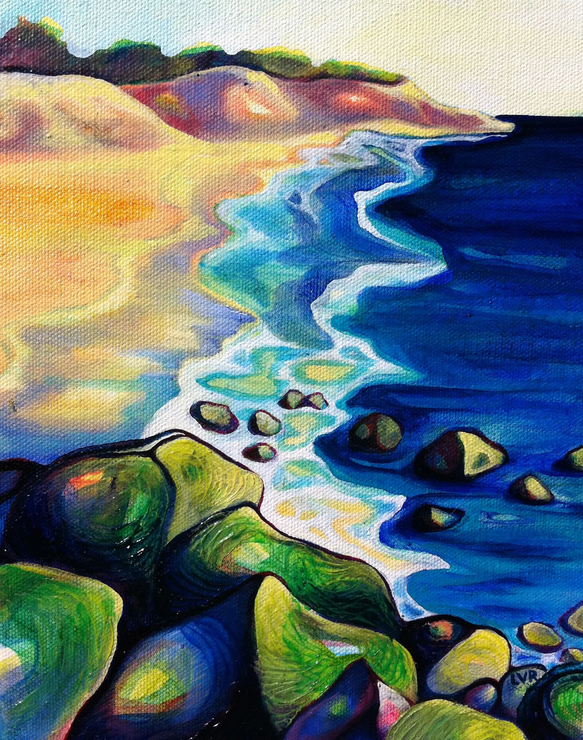 Ebbing Tide oil on canvas 10" x 8"